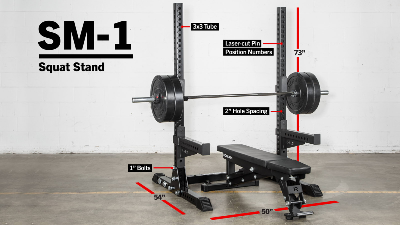 Rogue SM 1 Monster 70 Squat Stand 2.0 Rogue Fitness Canada